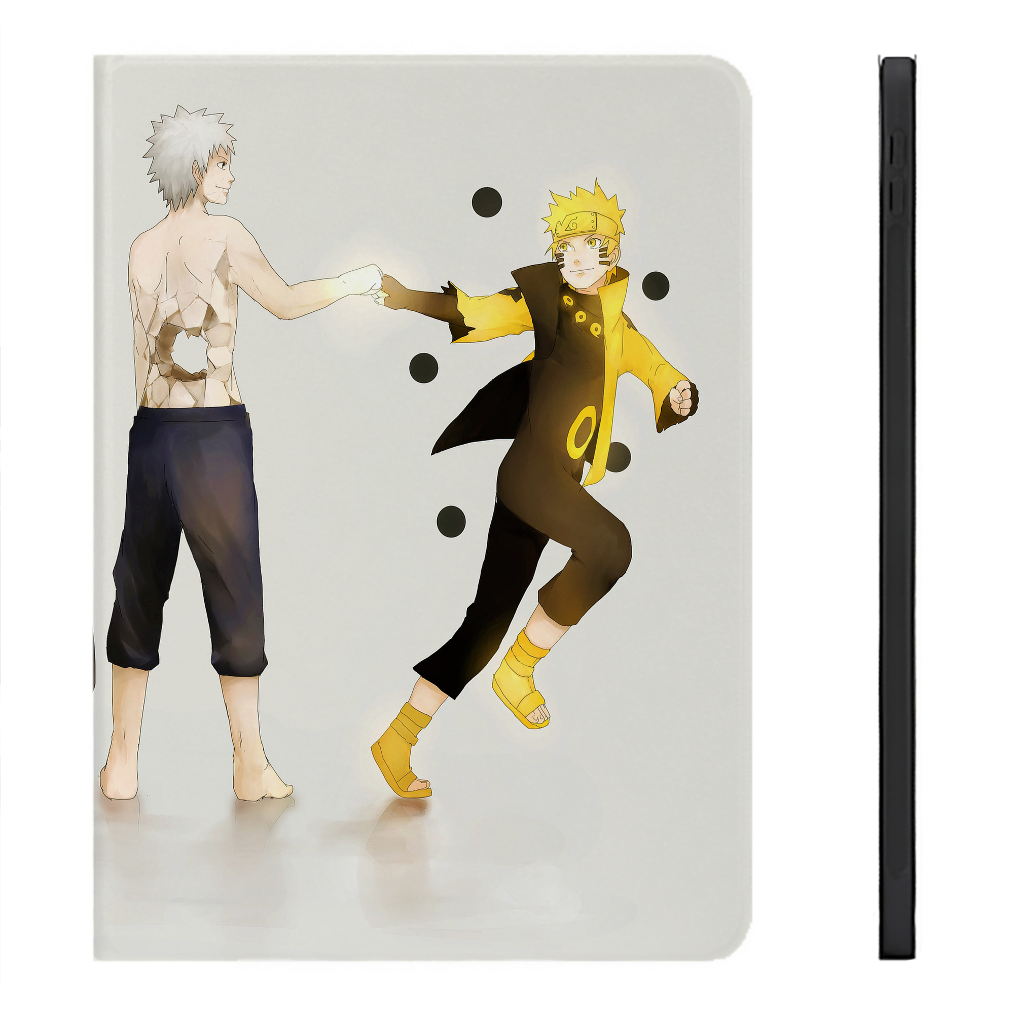 （画像用） NARUTO -ナルト- NARUTO -ナルト- 疾風伝 IPadケース ペンホルダー付き ブックスタイルデザイン